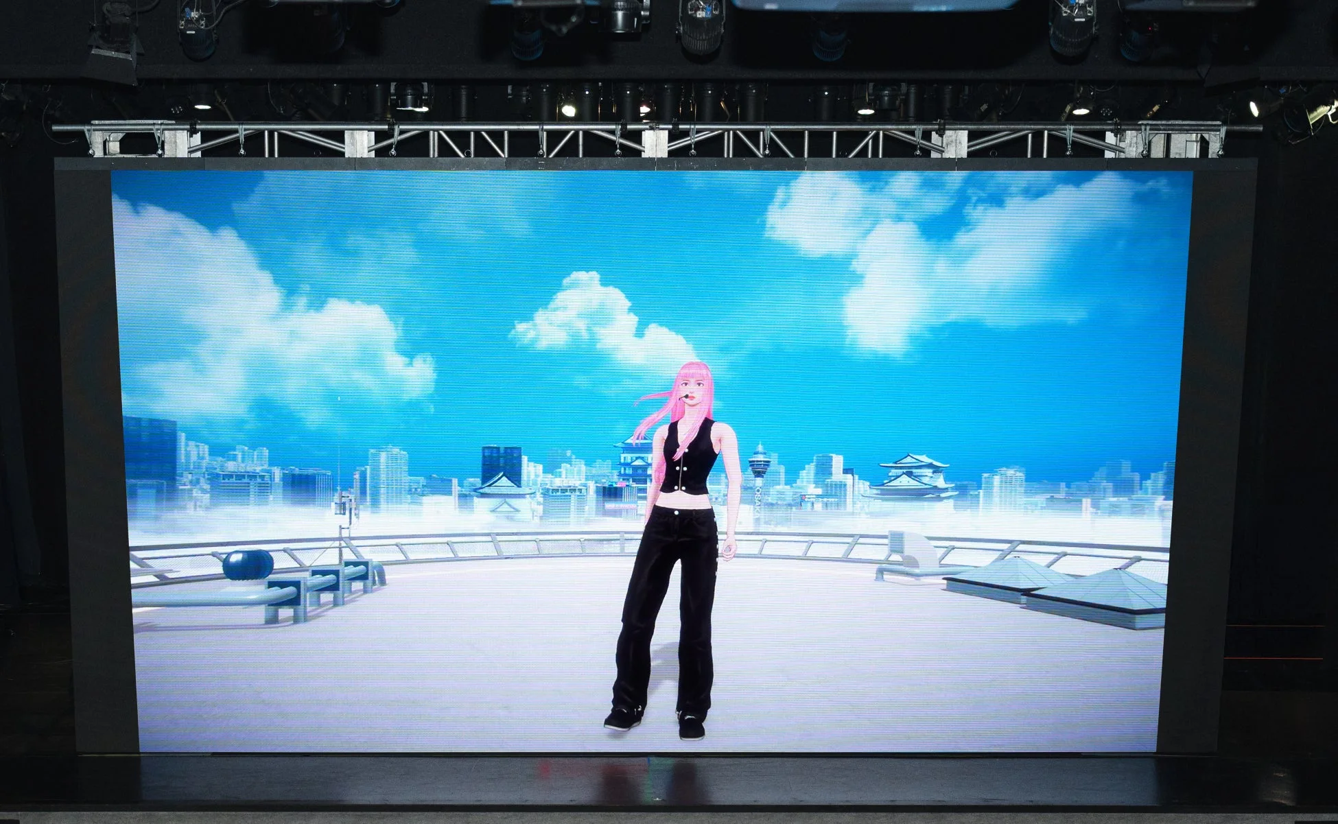 AIバーチャルアーティストオーディションの様子